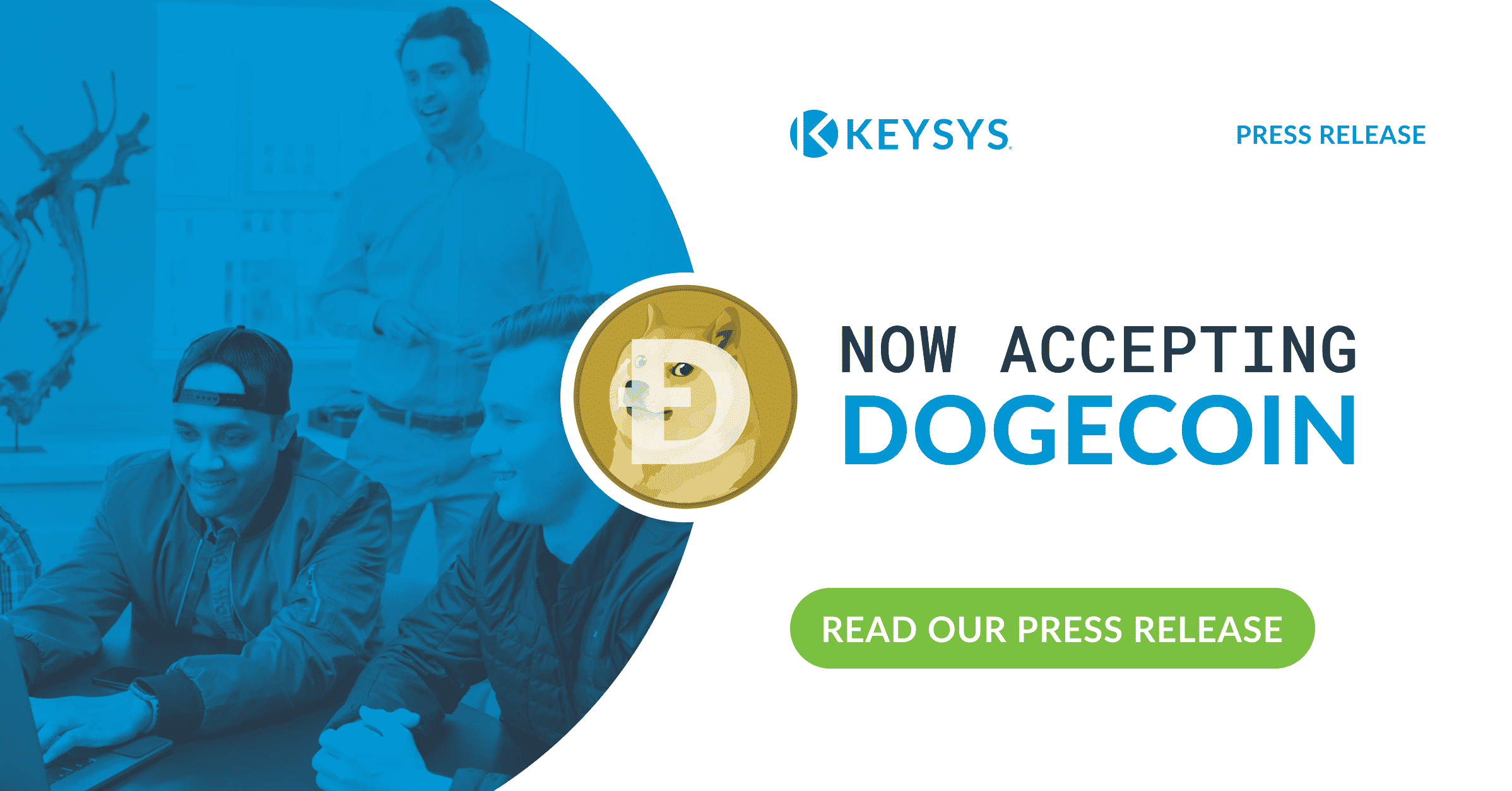 KEYSYS accepts dogecoin and is the Best Software Development Company in Alabama